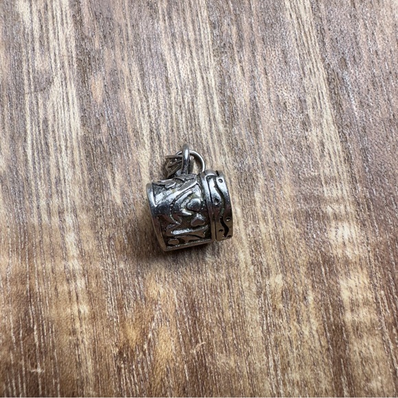 Necklace heart Pendant MARKED aa 925 Trinket Charm Locket Box sterling silver - Picture 6 of 7